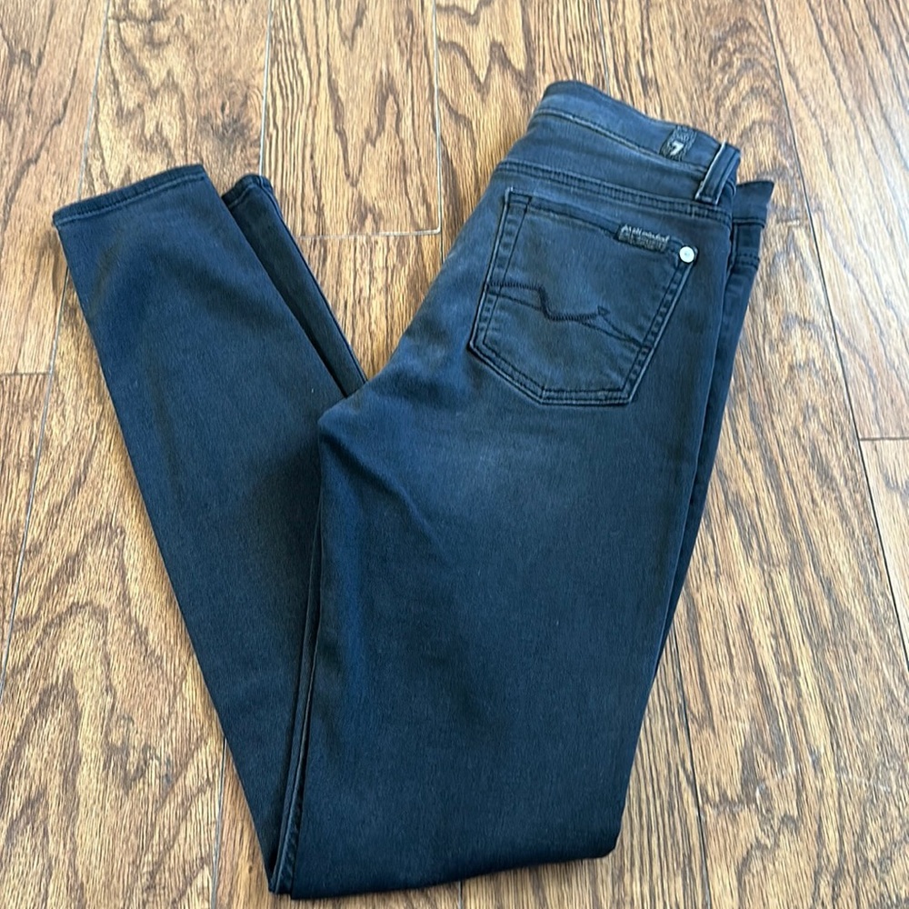 7 for all Mankind jeans high waist givenevere size 26 luxury straight stretch